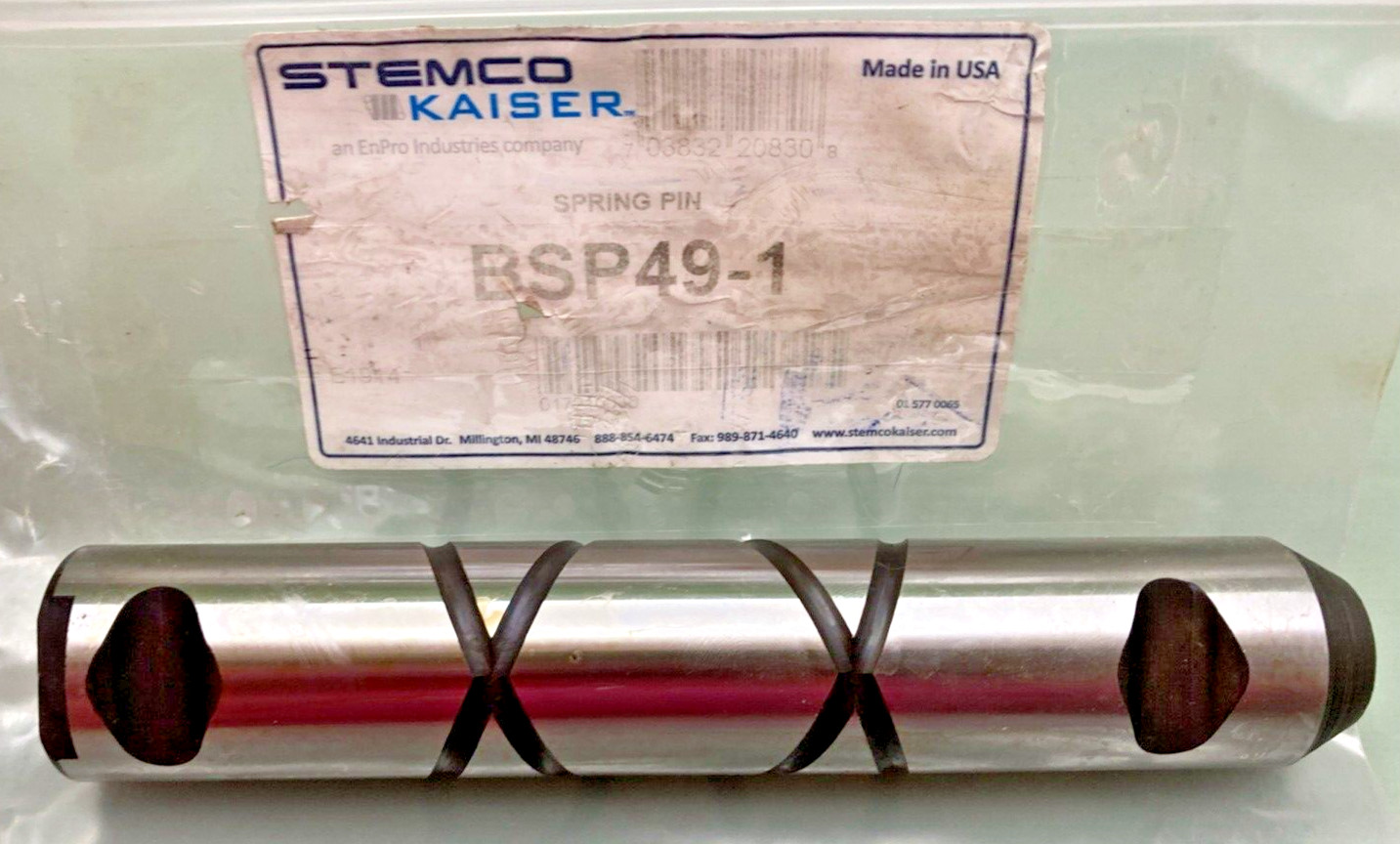 NEW GENUINE STEMCO KAISER BSP49-1 STEERING KING PIN BUSHING SPRING PIN