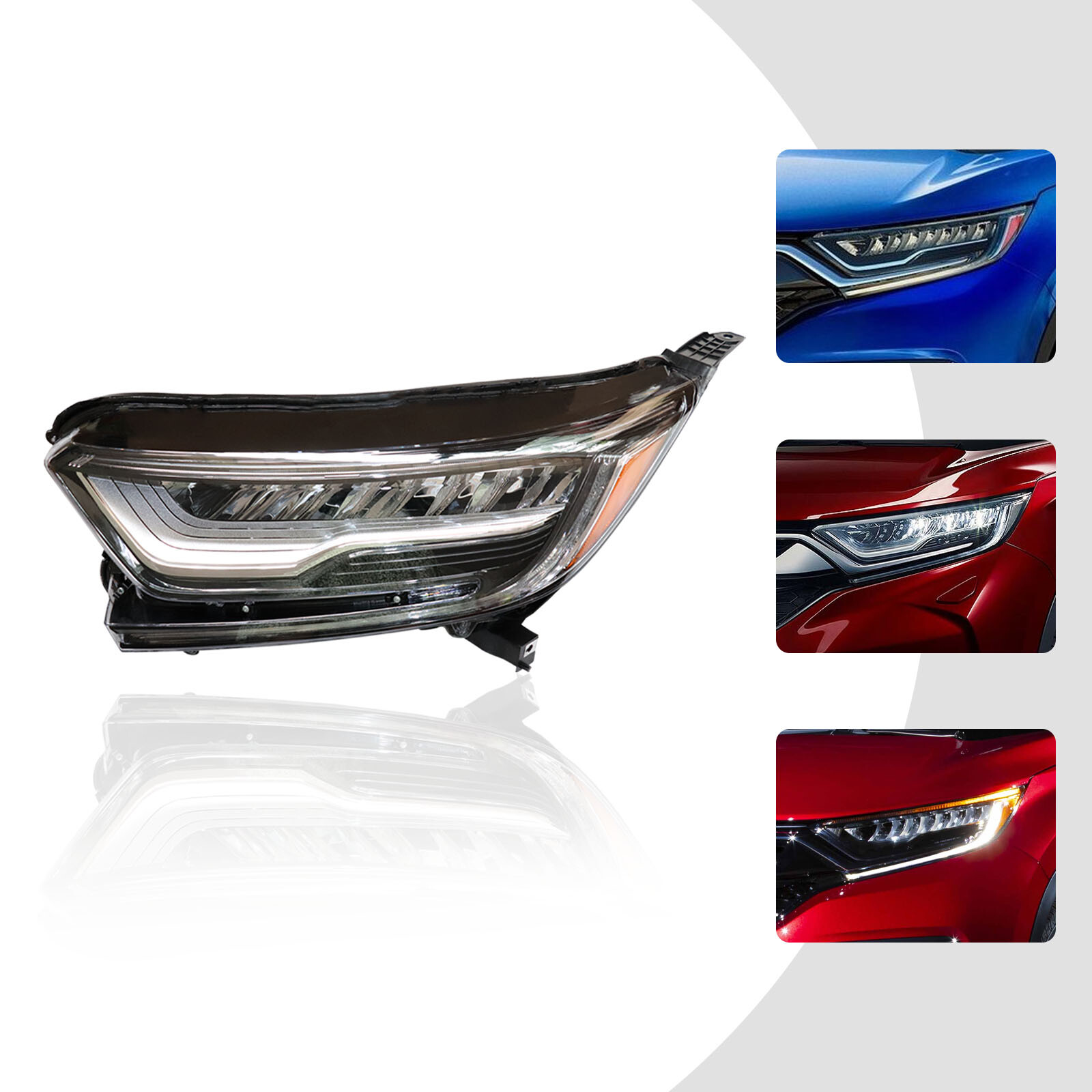 Left For 2017-2021 Honda CRV Touring Full LED Headlight Headlamp LH Driver Side