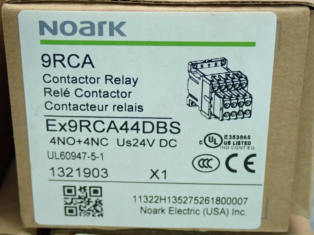 NOARK CONTACTOR RELAY, 4PCS EX9RCA44DBS