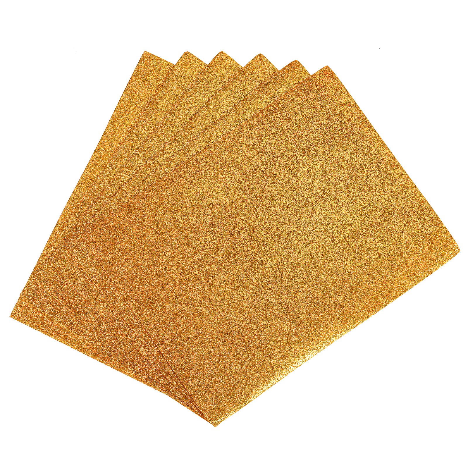 EVA Foam Sheets Glitter Brown Yellow 10.8 x 8.5 Inch 2mm Thick Crafts Foam 20Pcs