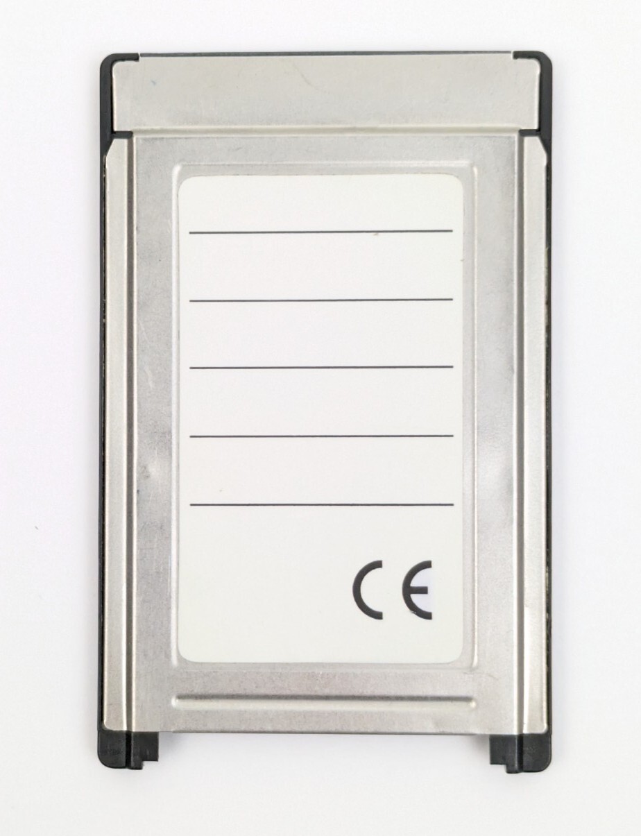 SanDisk Compact Flash PC Card Adapter PCMCIA CF Memory Reader TESTED Working #C