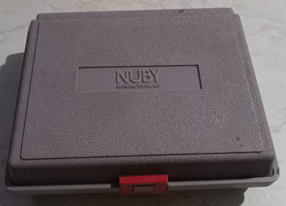 Gameboy Nuby Hard Gray Storage Nintendo Carrying Case