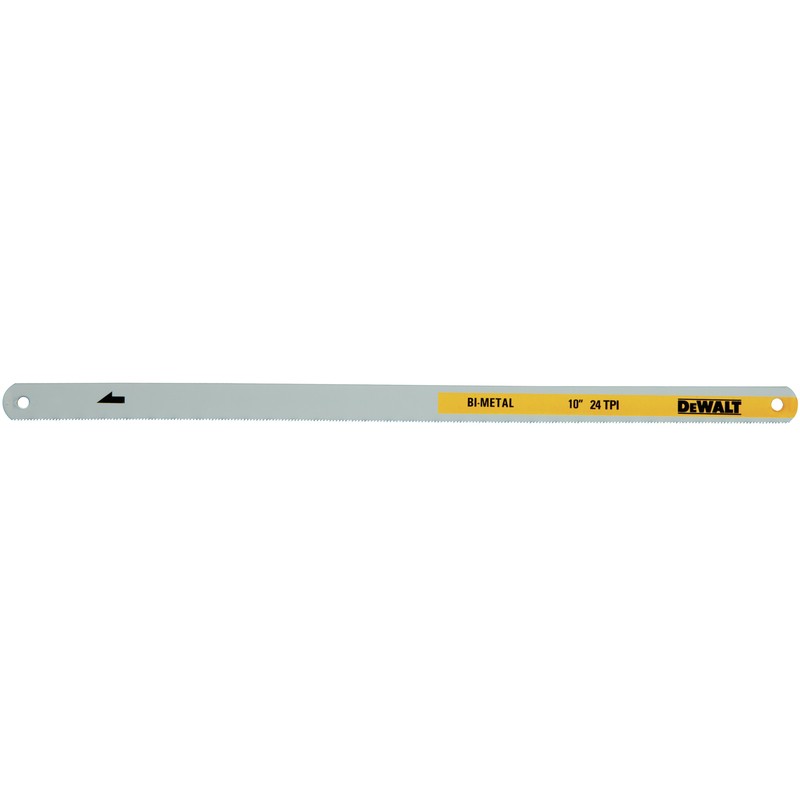 DeWalt 10 in. High Carbon Steel Hacksaw Blades 24 TPI 2 pk