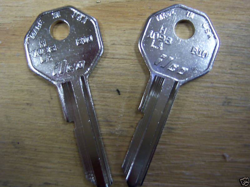 Old Vintage GM Replacement Keys by Code Number Chevy Buick Olds Pontiac New