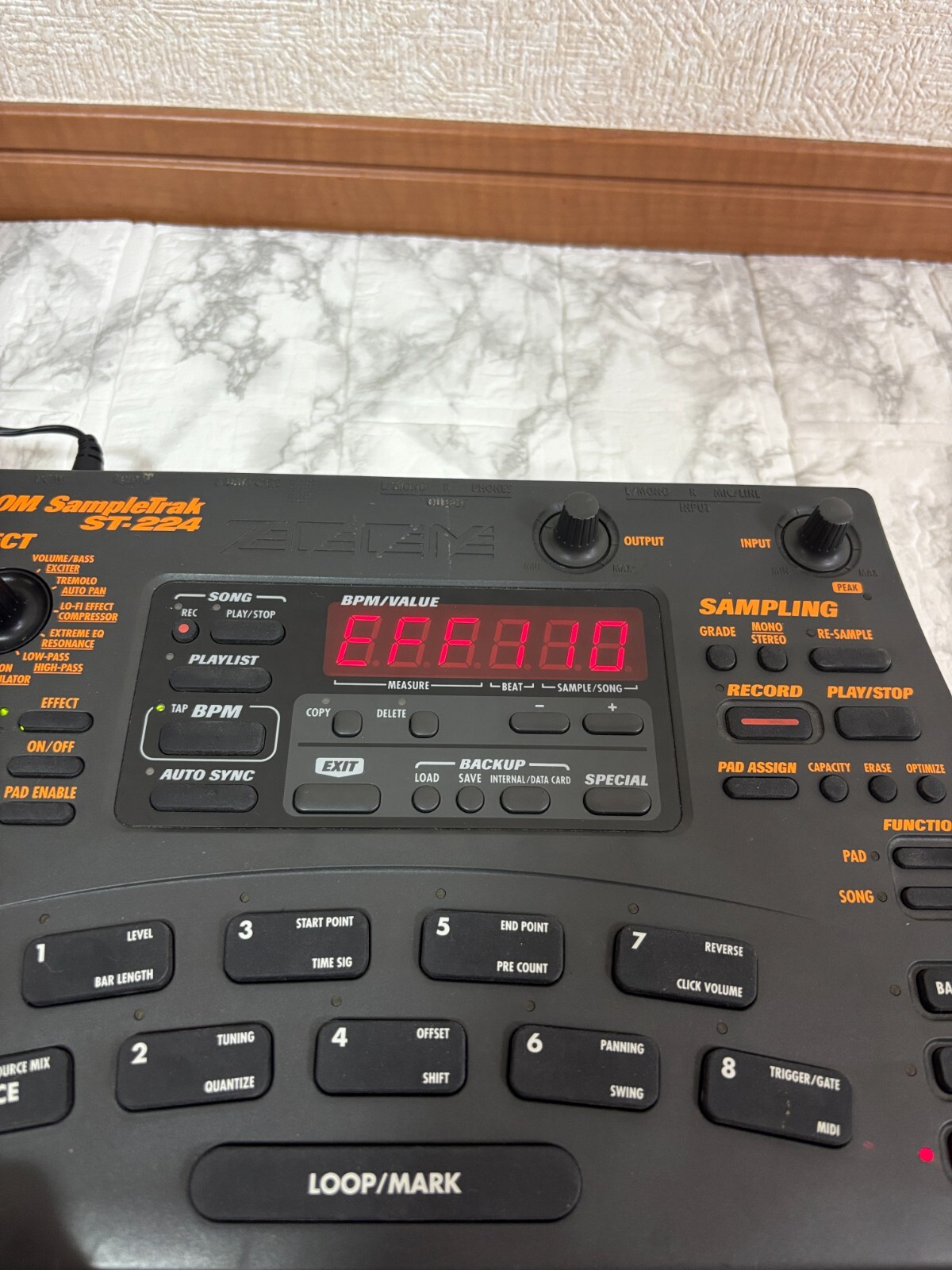 Zoom ST-224 SampleTrak Vintage Digital Sampler Rhythm Machine Japan Tracking