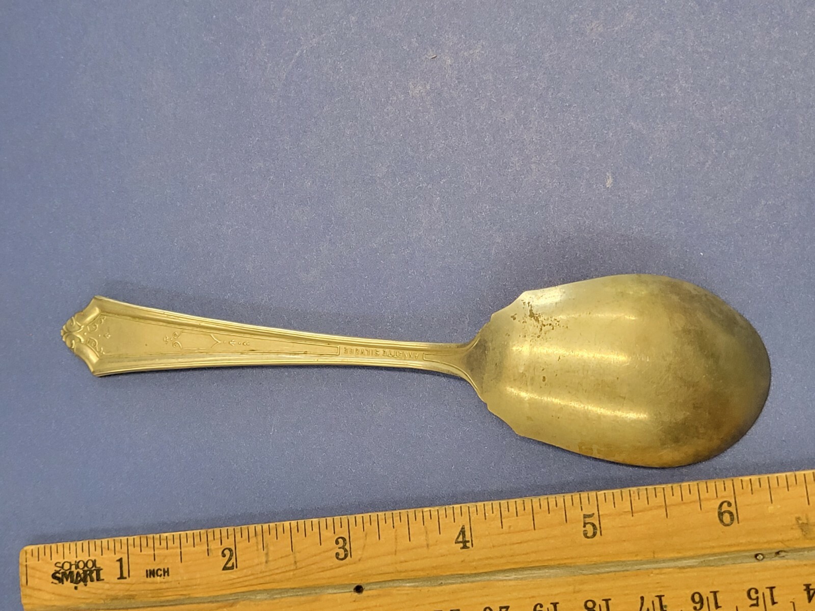 Vintage Annette Silvore Silverplate Flatware Sugar Spoon