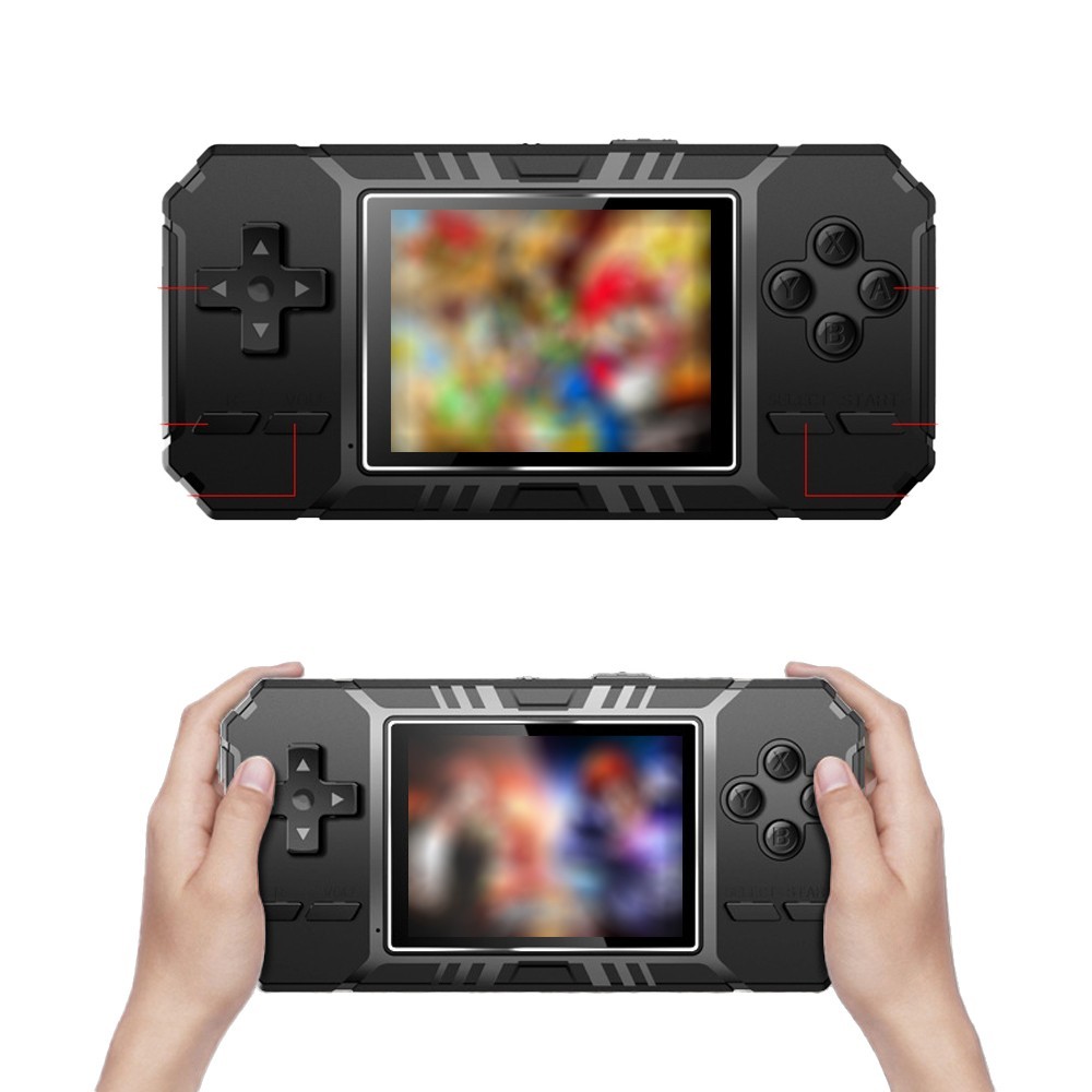 Handheld Video Retro Game Console Player Built-in 500 Games 3" IPS HD Screen