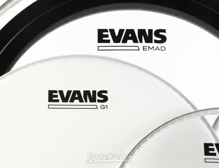Evans Compact Drum Set Drumhead Upgrade Pack - Sweetwater Exclusive