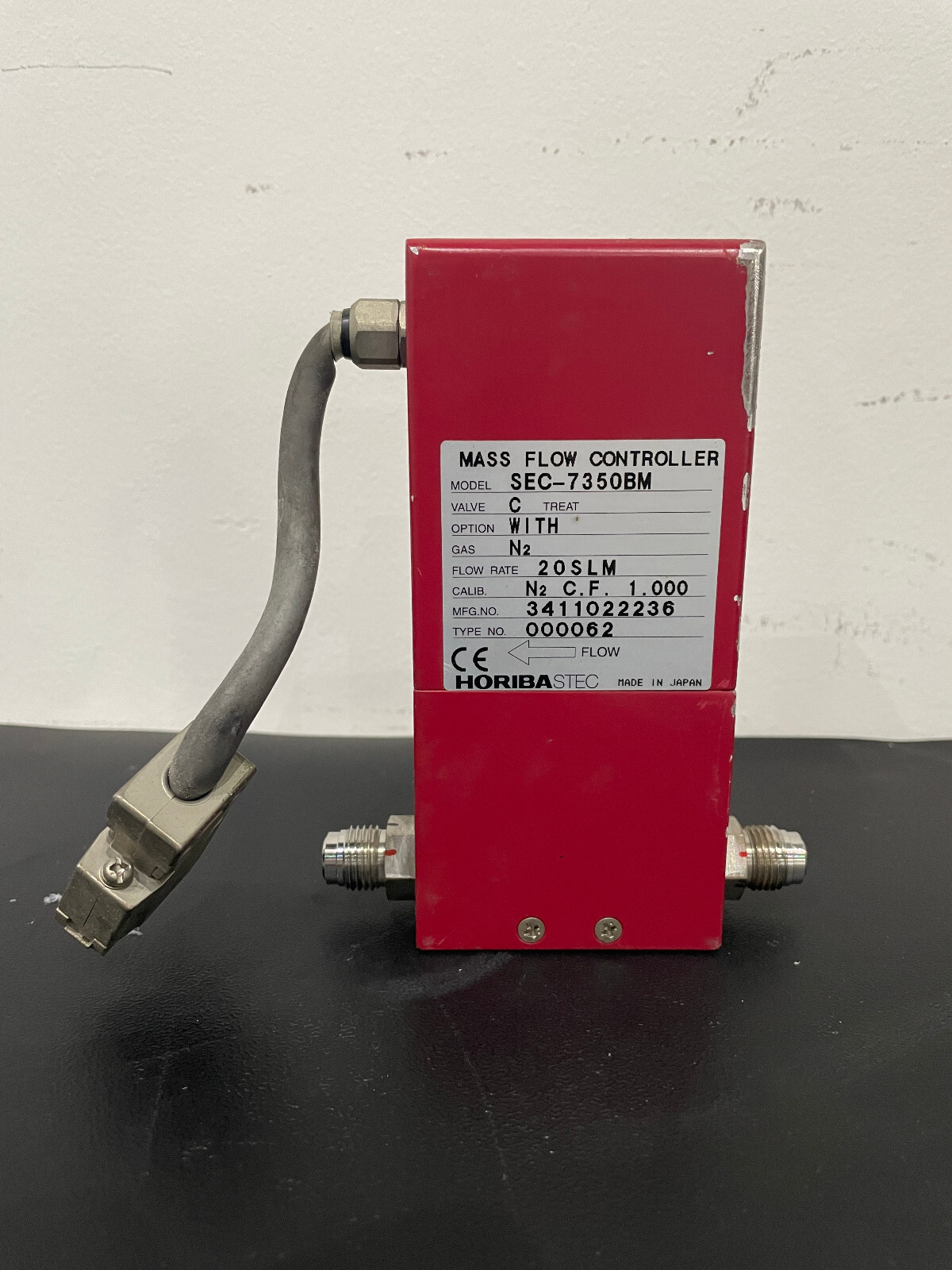 HoribaSTEC SEC-7350BM Mass Flow Controller 20 SLM N2
