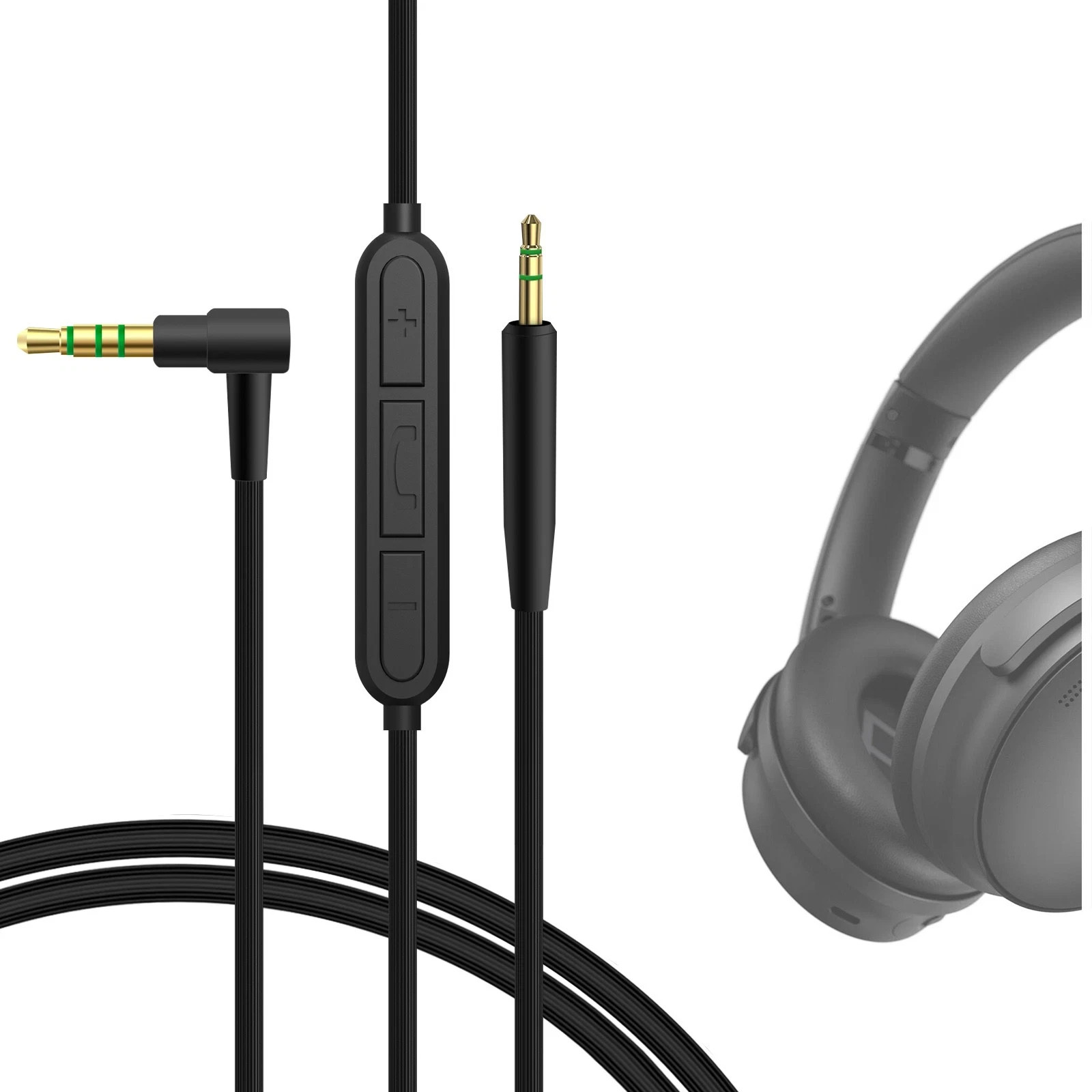 Genuine Bose Inline MIC Remote AUX Cable For Bose QC25 QC35 Headphones