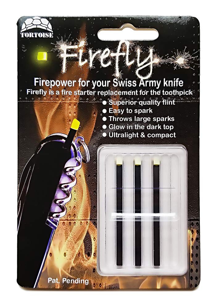 Firefly Regular 3 Pack - Fire Starter Accessory for Swiss Army Victorinox Knives