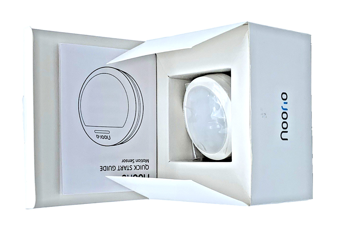 Noorio Home Security Motion Sensor Accurate Alerts White Requires Hub New In Box