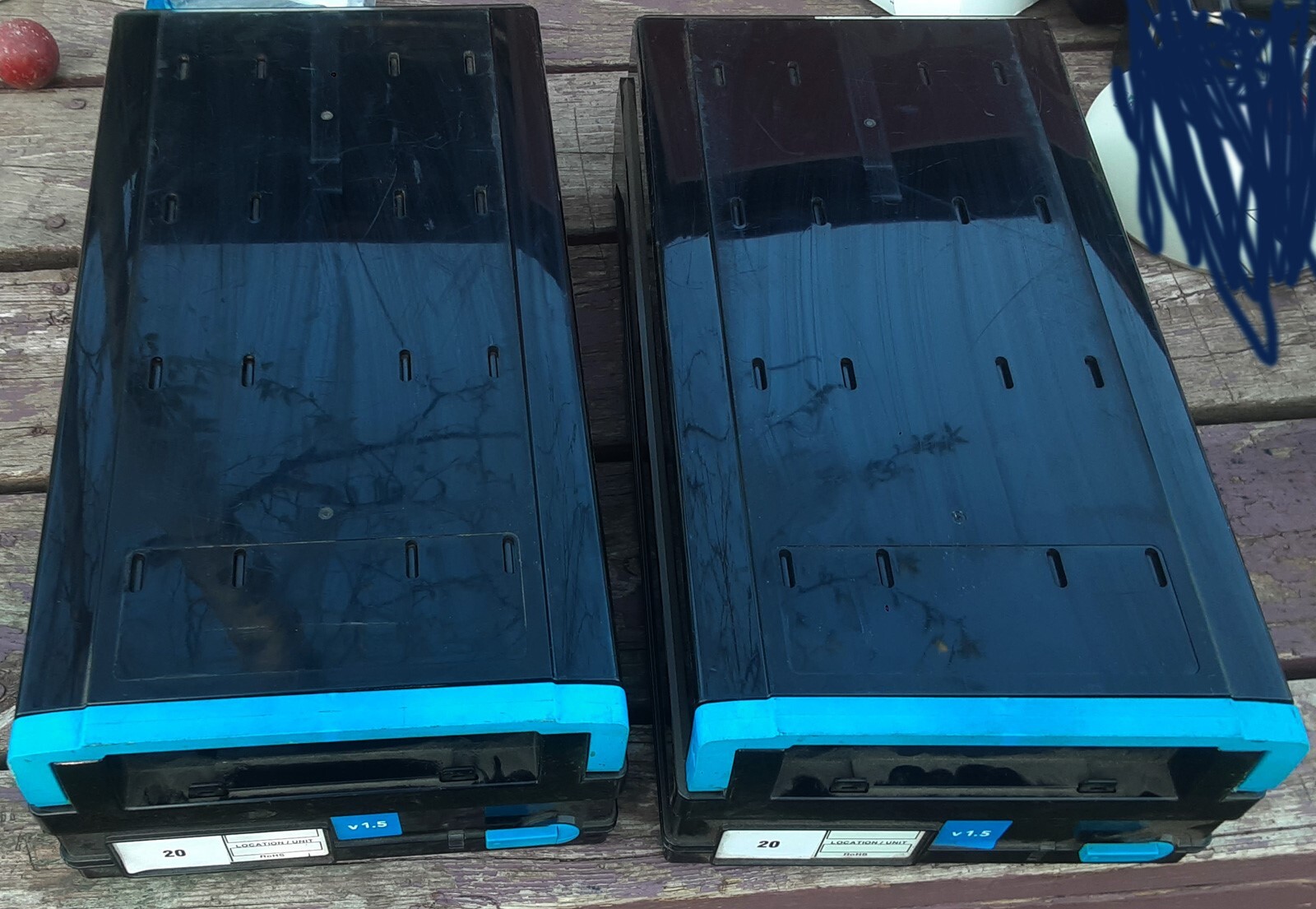 Lot of 2 - DIEBOLD OPTEVA ATM Cash Cassette Cartridge PN: 00104777000C/M