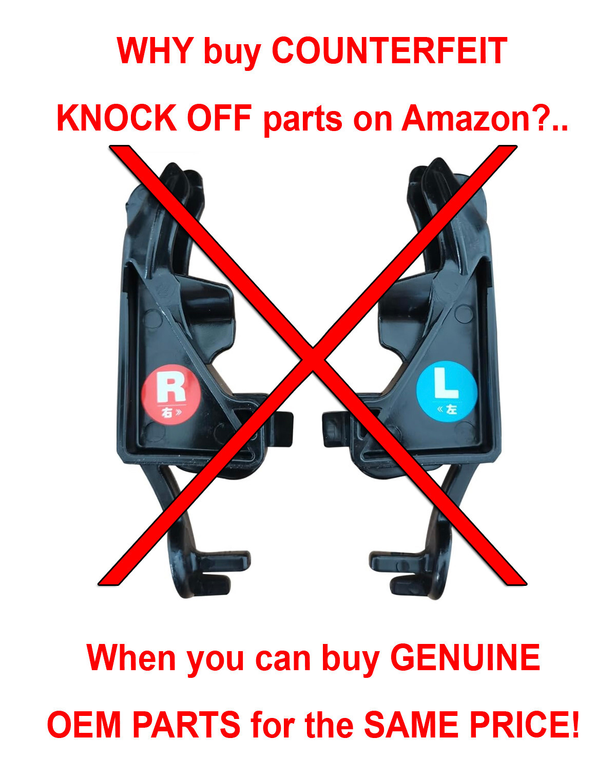 La-Z-Boy Recliner 3 Position Locking Arms 15000694-00L/R + 15000712-00L/R Pair