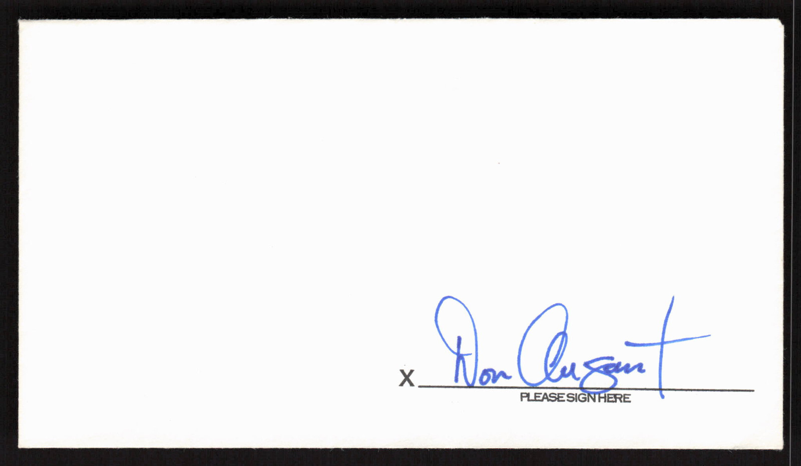 Don August Signed Baseball Postal Envelope Milwaukee Brewers Auto