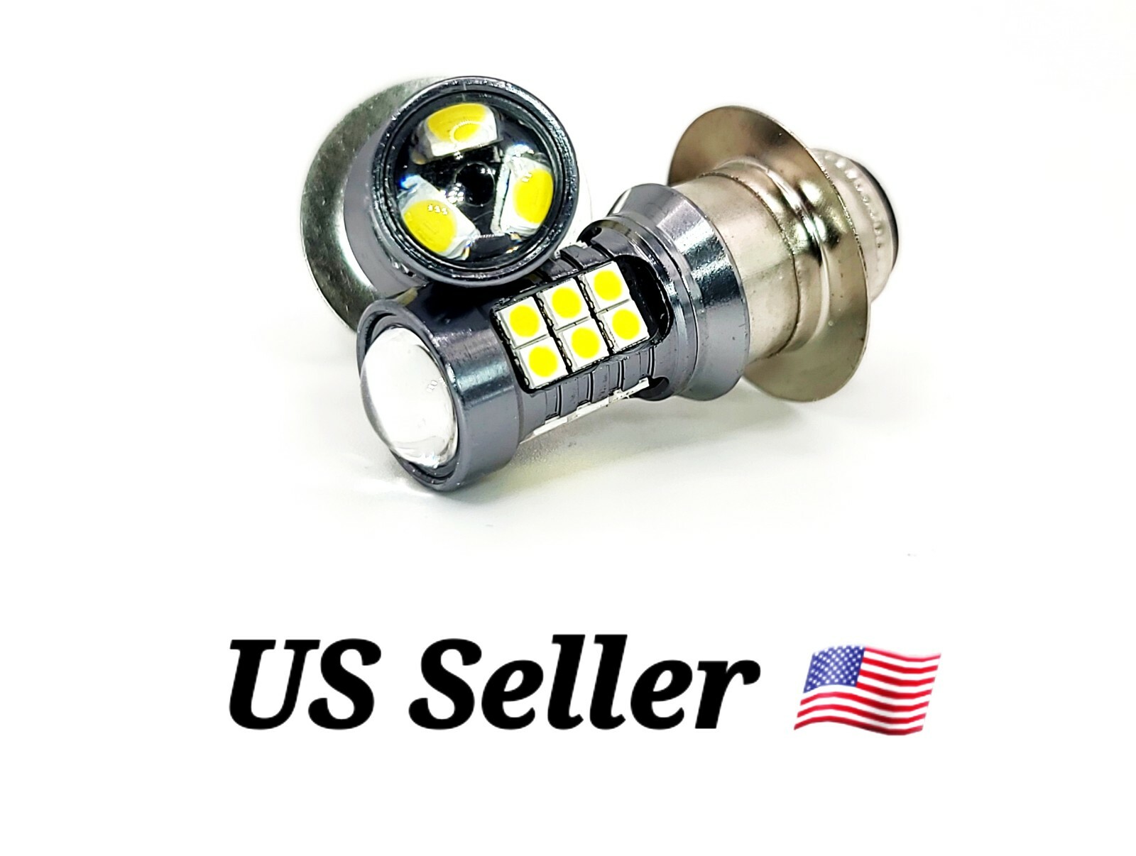 ✨Ultra 12V LED Hi/Lo Headlight Bulb Pair for Yamaha Kodiak 450/700 ⬆️Visibility