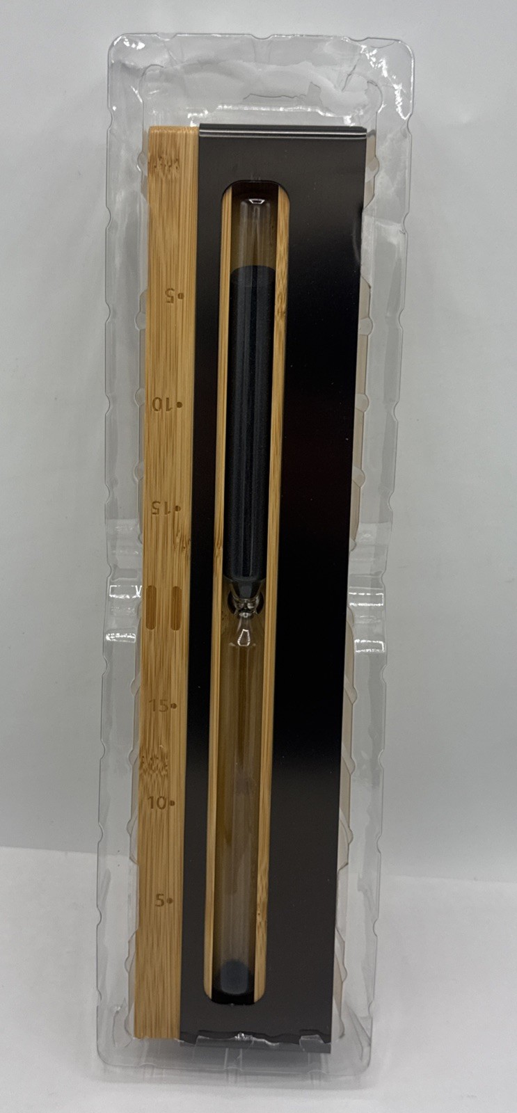 Rento Sand Timer 15 Minute Sauna Sand Timer Bamboo Glass