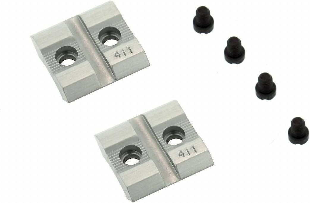 Thompson Center 2-Piece Silver Weaver Detachable Top Mount Base Set Front & Rear
