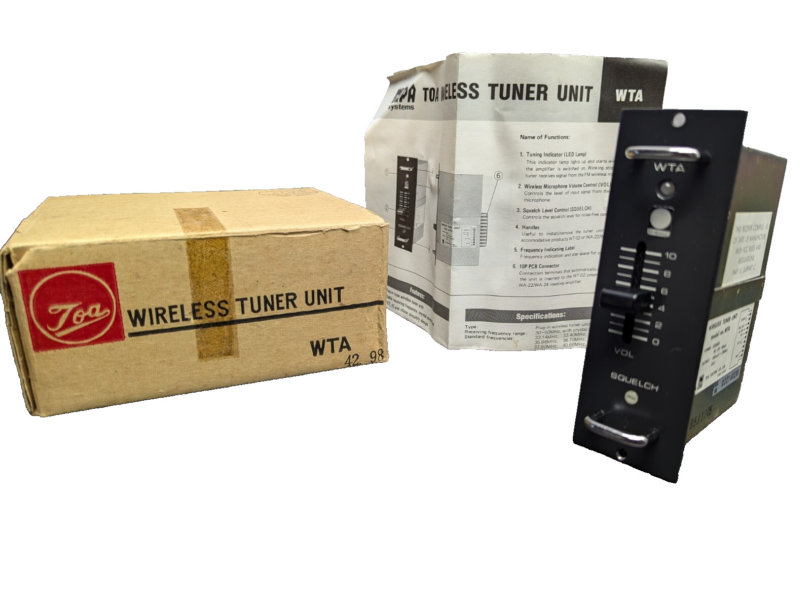 Toa Electrics WTA Tuner Unit 42 98 Tuner WTA