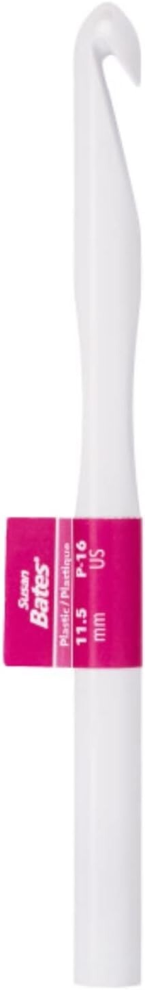 Bulk Susan Bates Luxite Plastic Crochet Hook-Size P16/11.5mm