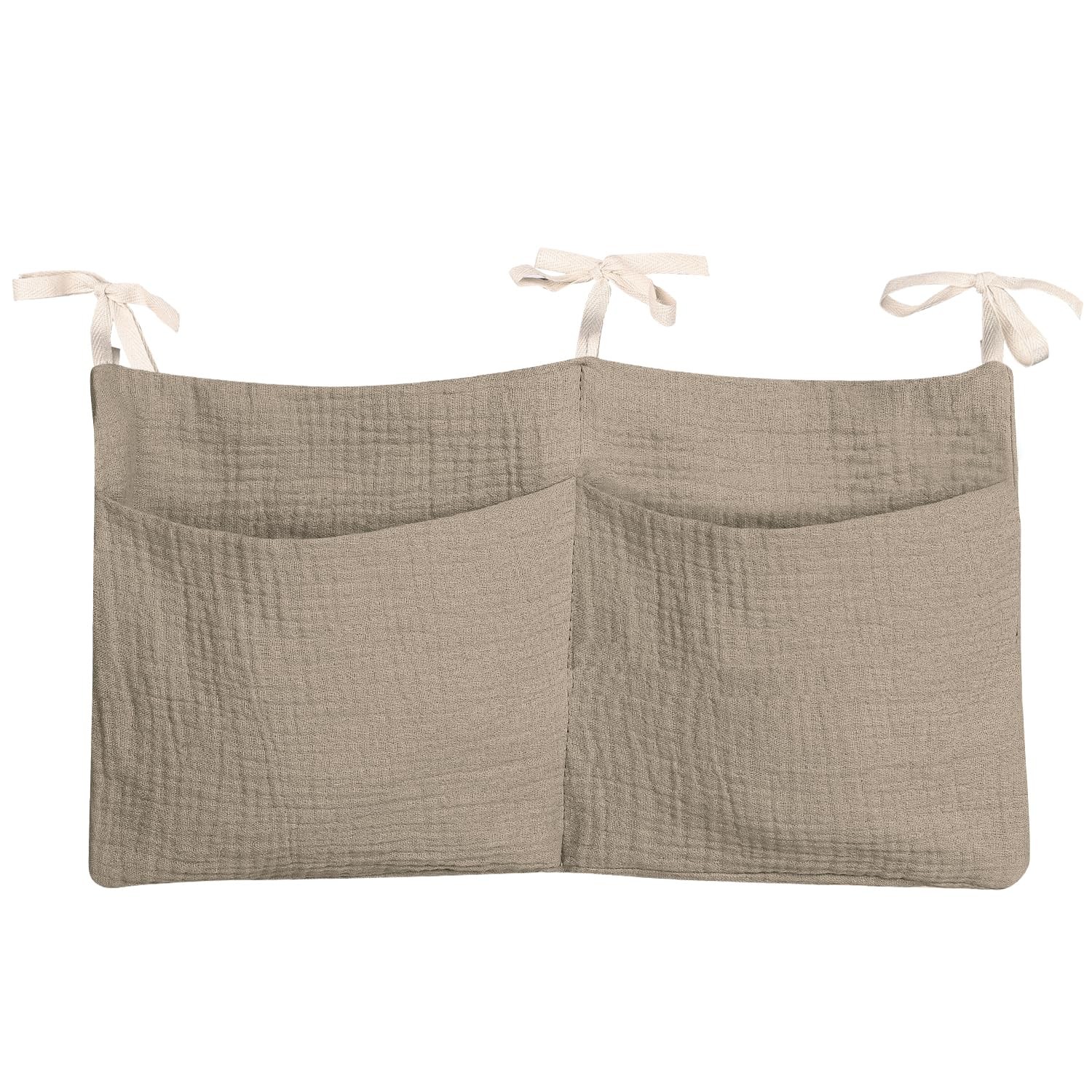 zonBroth Khaki Bedside Caddy Hanging Bag