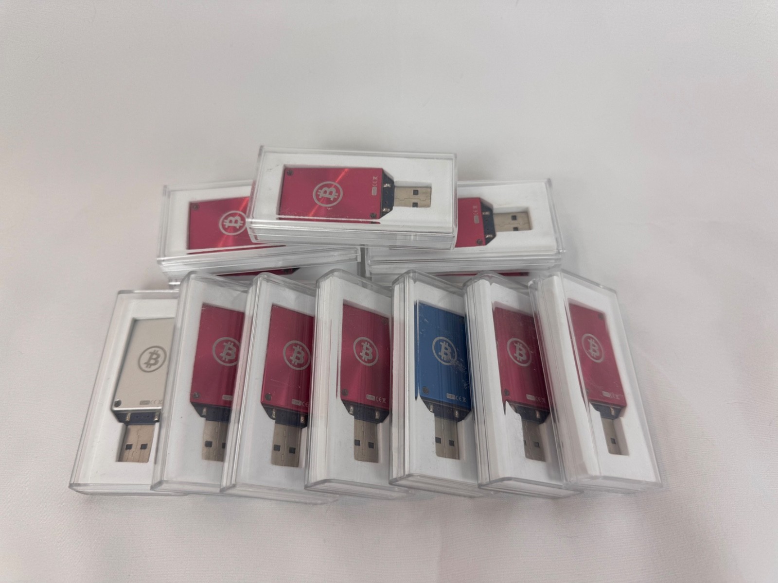 ASIC Miner Block Erupter Bitcoin Miner - Red - USB Stick 330 MH/s Rev 3.0