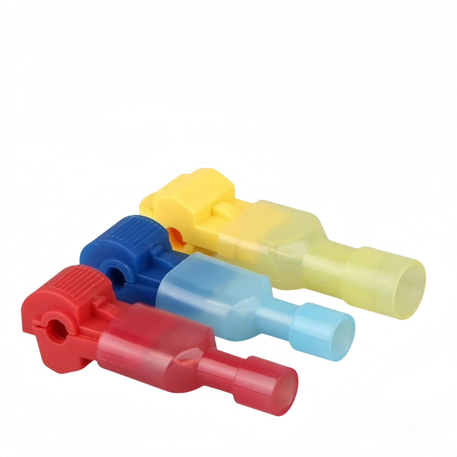 60pcs T-Taps Wire Connectors Quick Splice Terminals Insulated Crimp Cable