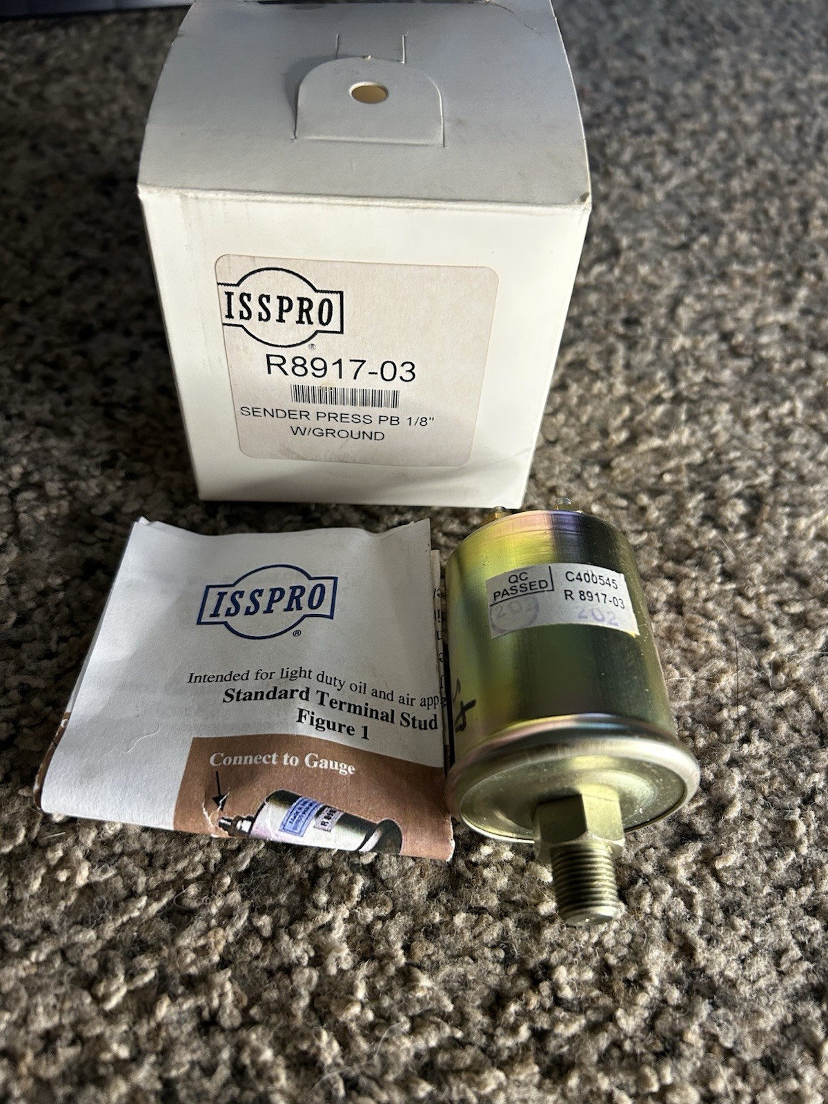 ISSPRO R8917-03 Pressure Sensor Sending unit NEW NOS