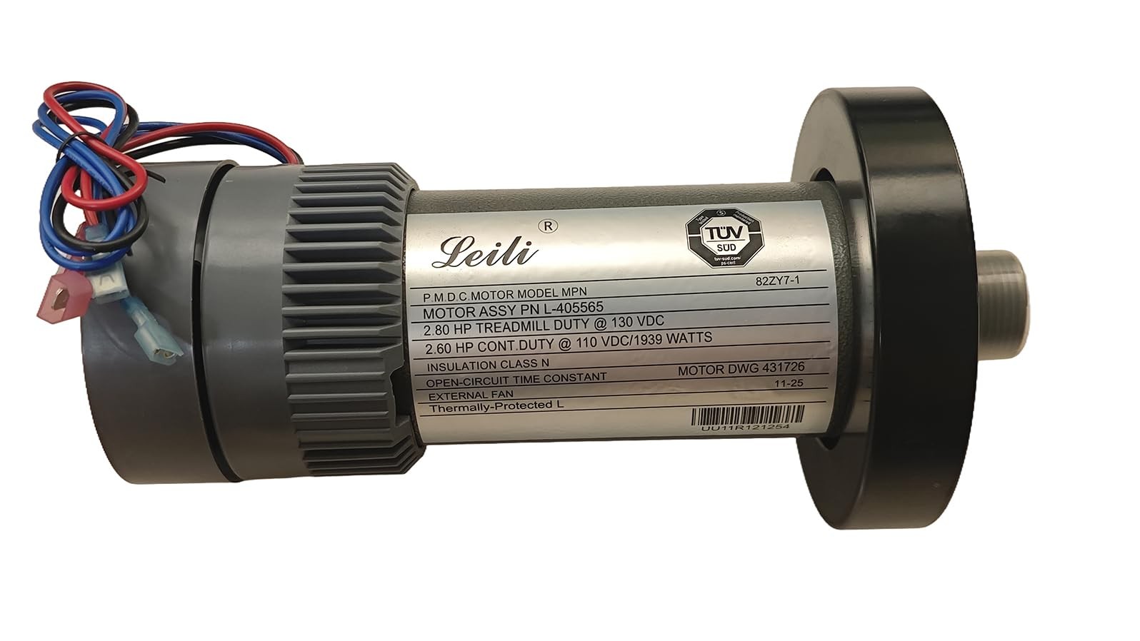 M-405565 Treadmill DC Drive Motor with , m-314571, 2.80 HP 130V 1939W 362190,