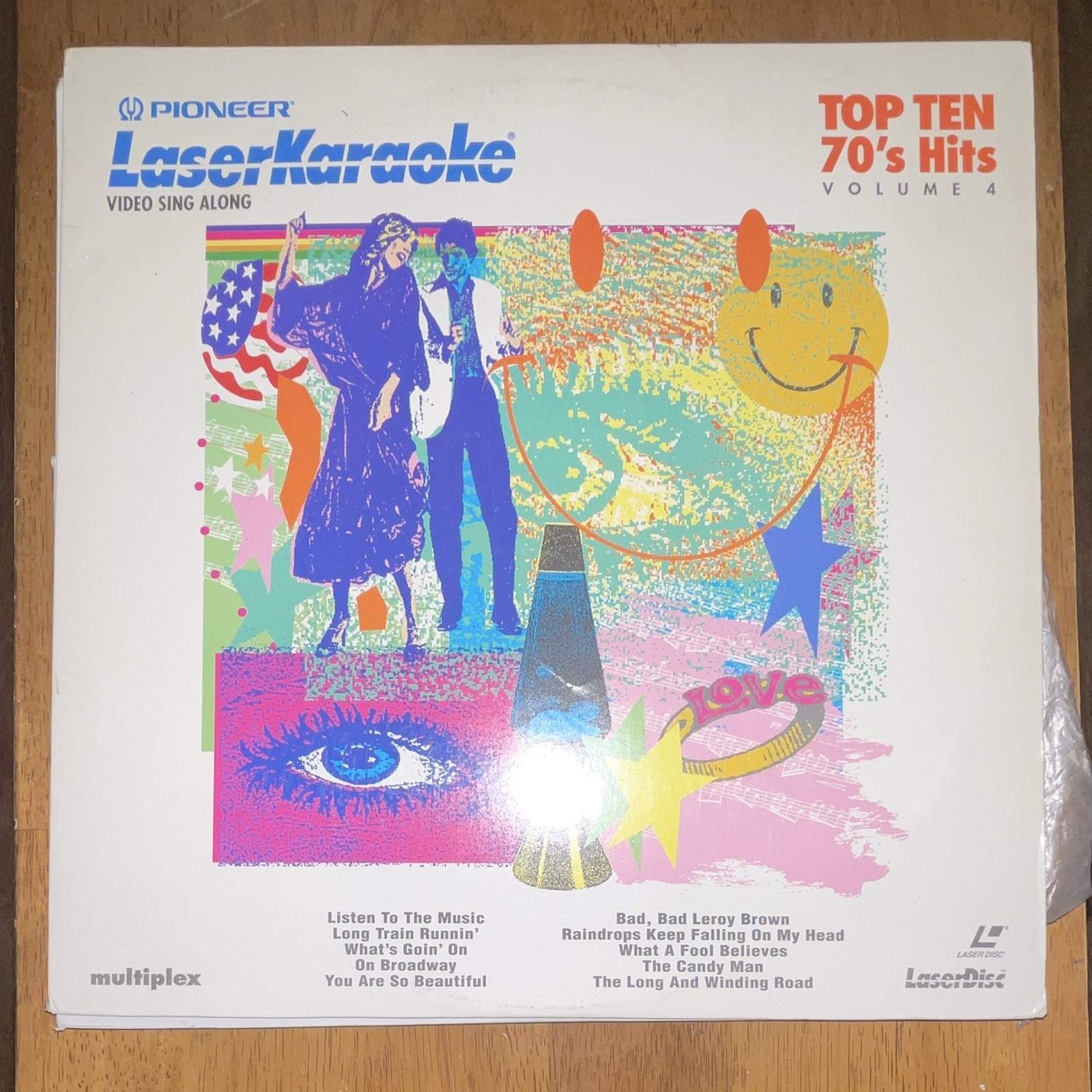 Pioneer Top Ten 70's Hits Vol 4 LaserKaraoke LaserDisc (LD) Karaoke NR
