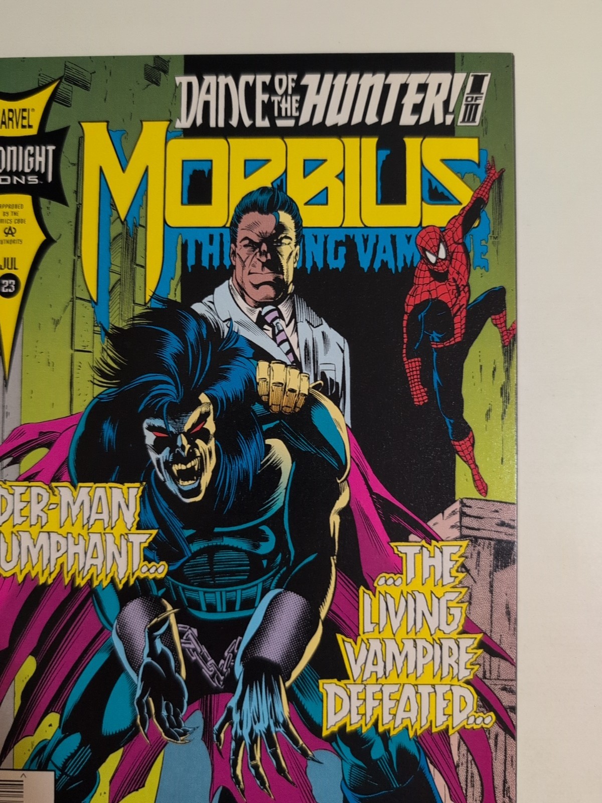 Morbius The Living Vampire #23 Marvel Comics 1994 Midnight Sons Horror