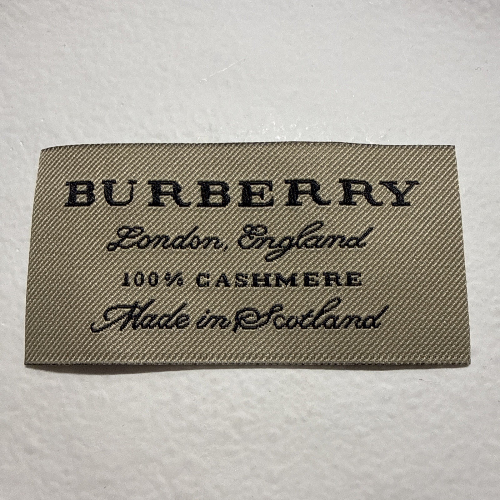 BURBERRY 1  Designer Tag LABEL Replacement Sewing Accessories 6 x 3cm