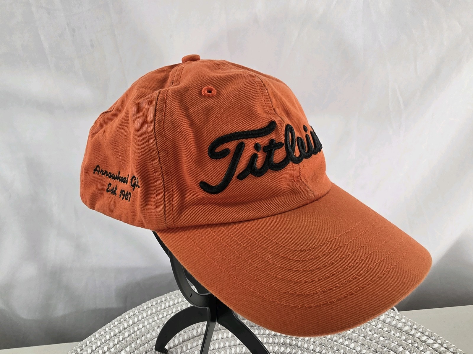 Titleist Arrowhead Golf Club Hat Cap Strap Back Orange Embroidered Est. 1967 Men
