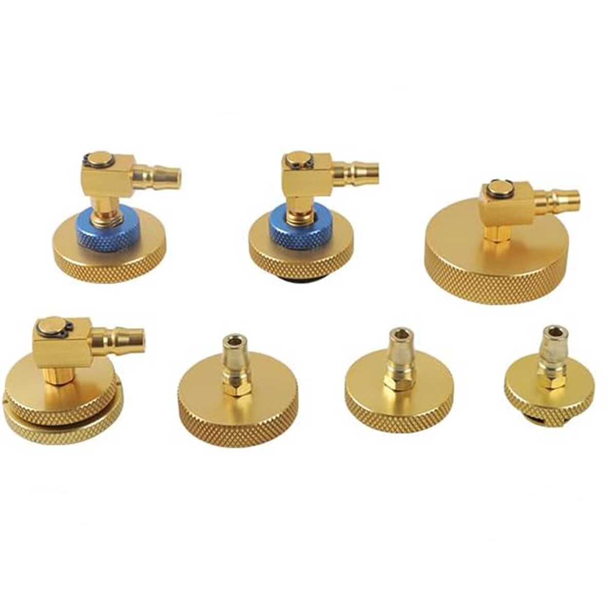 7pcs Brake Bleeder Adapter Kit Master Cylinder Brake Fluid Bleeder Adapter Tool