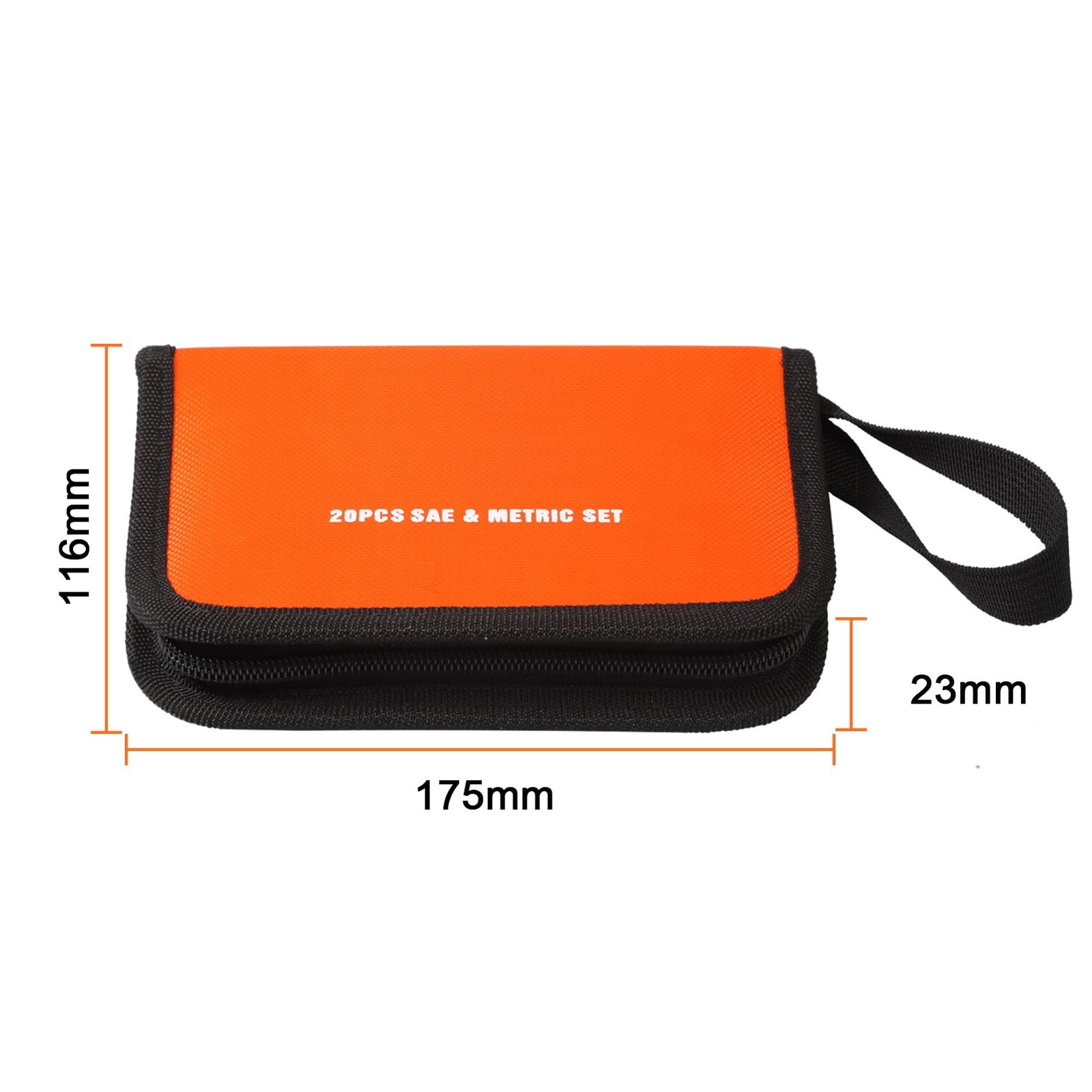 20 Pockets Wrench Tool Storage Bag for Small Size Wrench