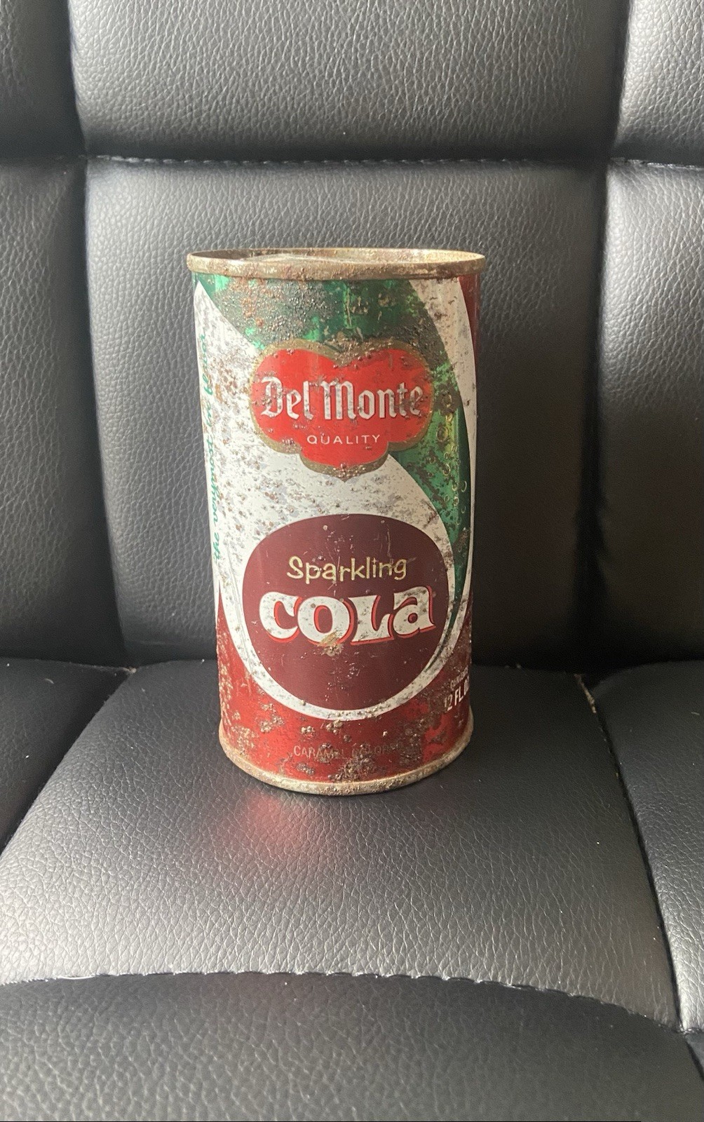 Del Monte Sparkling Cola Flat Top Can 1950s Vintage 12oz