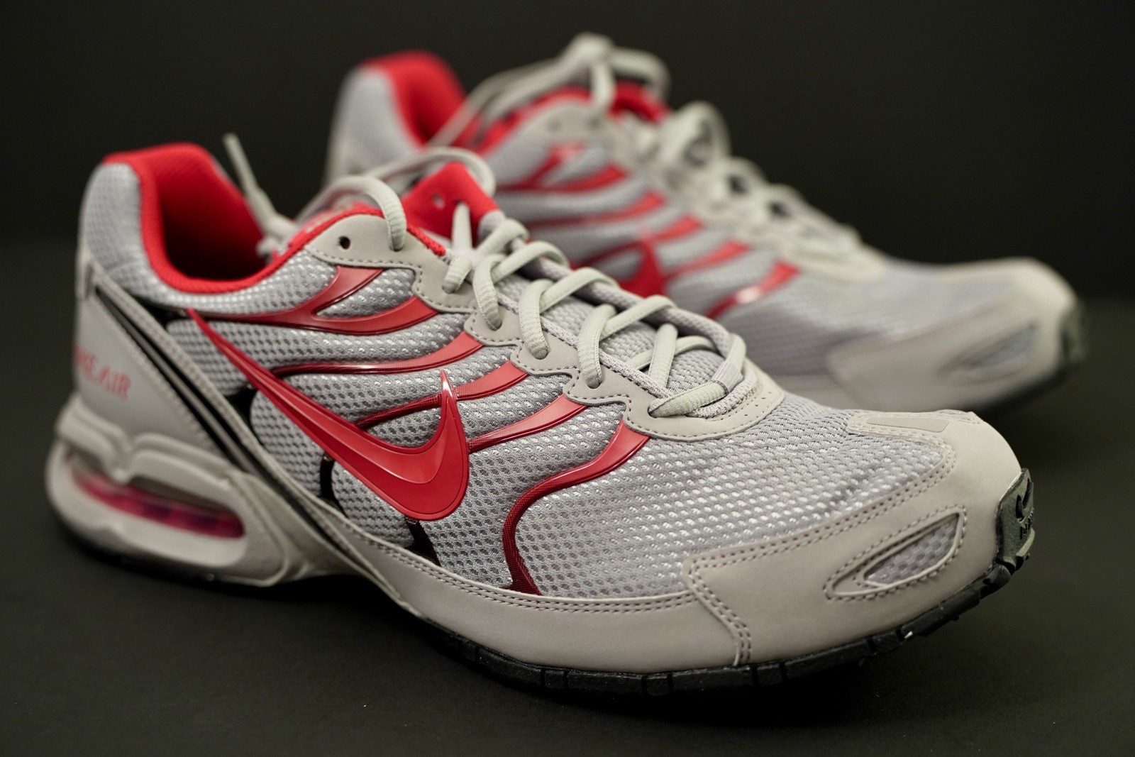 Nike Air Max Torch 4 Gray Red Black Sneakers CI2202-001 Mens Sz 12