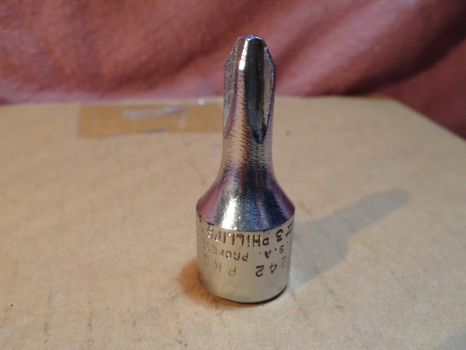 PROTO #3 PHILLIPS 3/8" DRIVE SCREWDRIVER SOCKET UNUSED P/N #5242 FAST SHIPPING