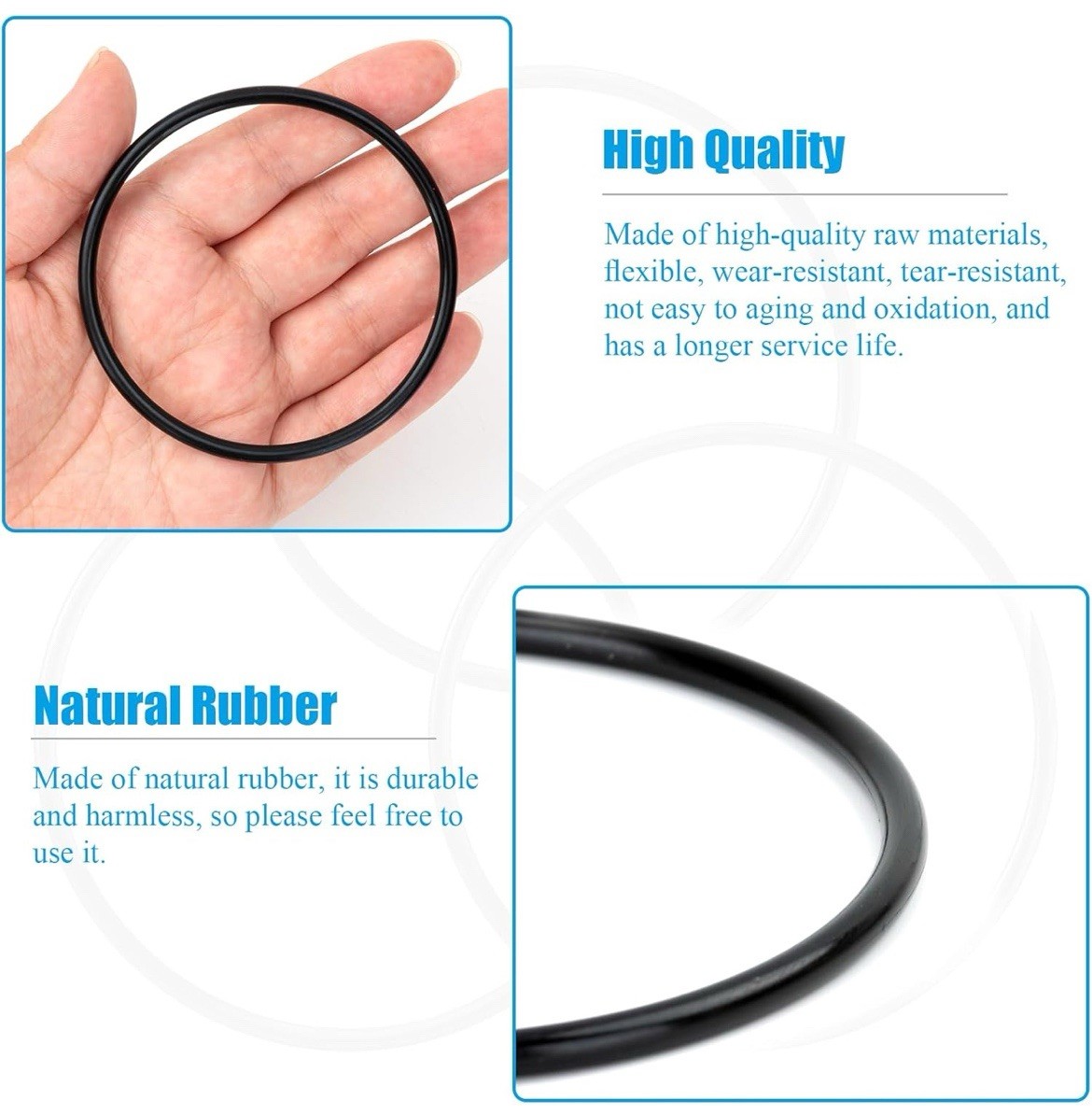3.5” O-Ring for RO Water Filter Housing – Replacement for ROES-50 (3 Pack)