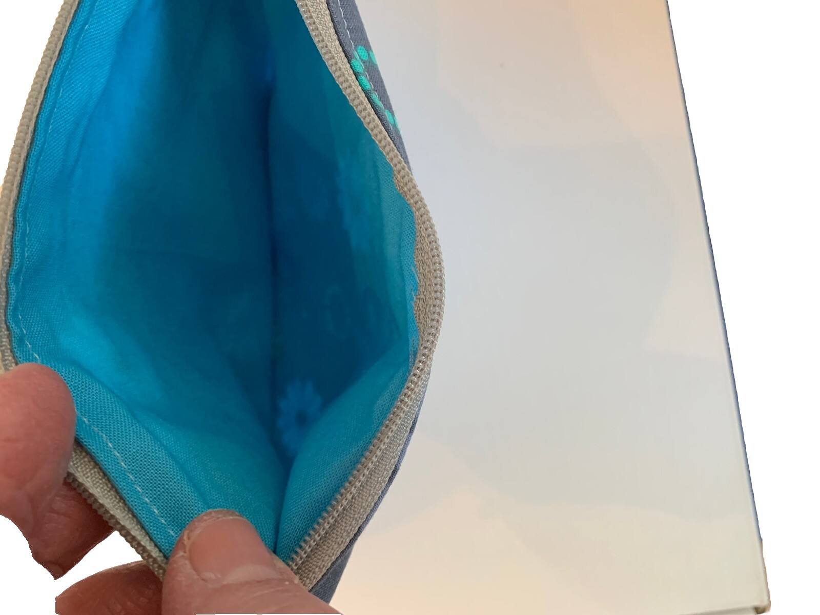 Handmade by Nana, Zipper Storage Pouch