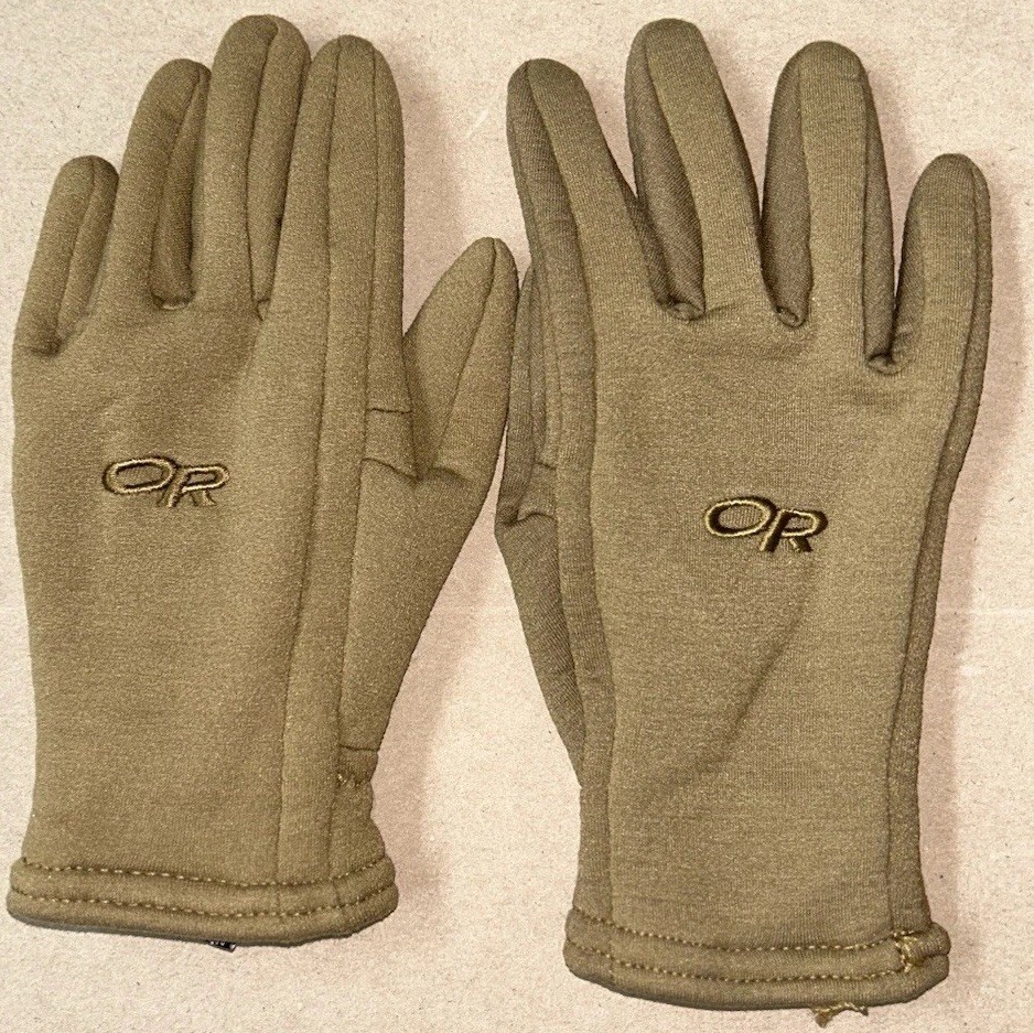 M Outdoor Research USMC XStatic Gloves PS150 Coyote Brown Polartec……..