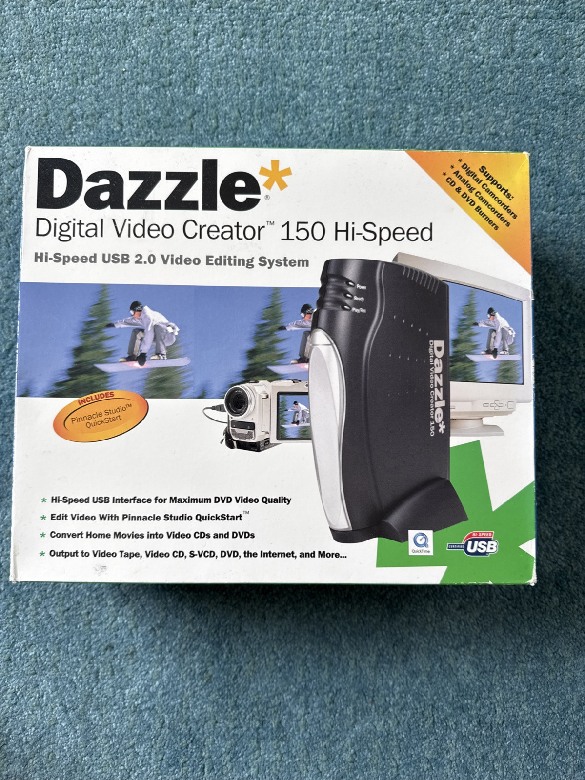 New Dazzle digital video creator 150 Hi-Speed USB 2.0 Video Editing System