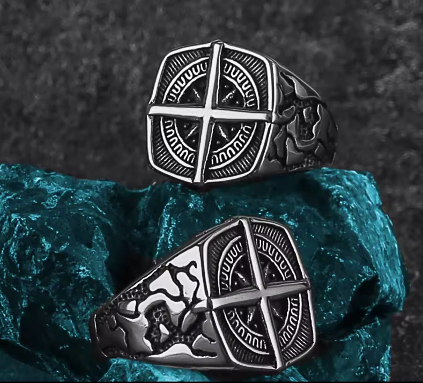 Viking Compass Ring
