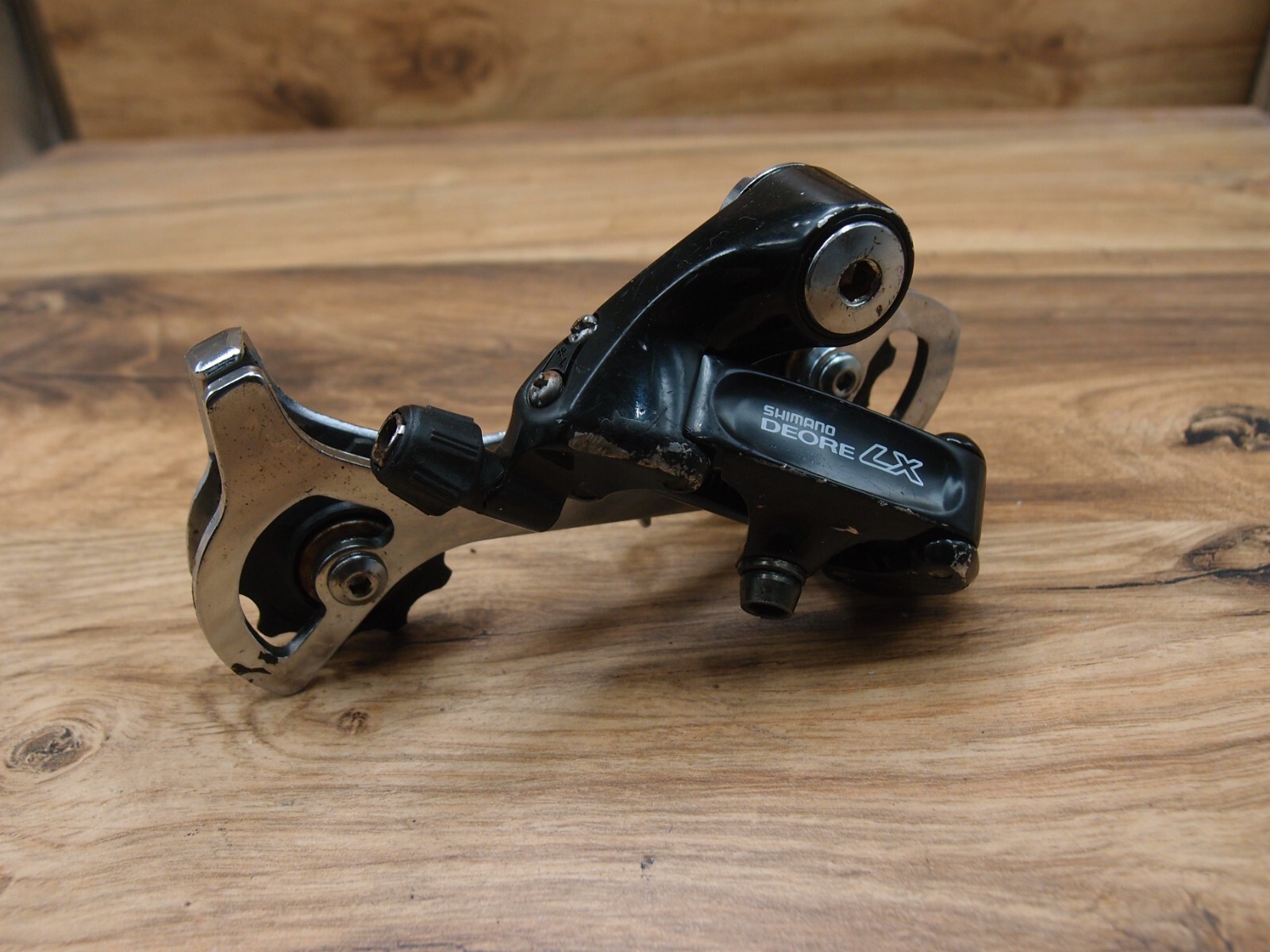 1993 rear derailleur Shimano Deore LX Black RD-M563 VIA Japan long cage 7 speed