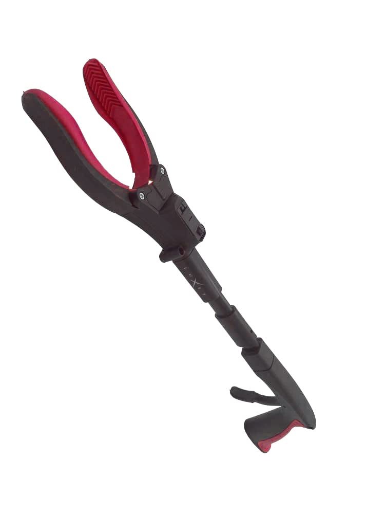 Grabber Tool 19" Aluminum Magnetic Claw with LED Light, Lightweight Foldable ...