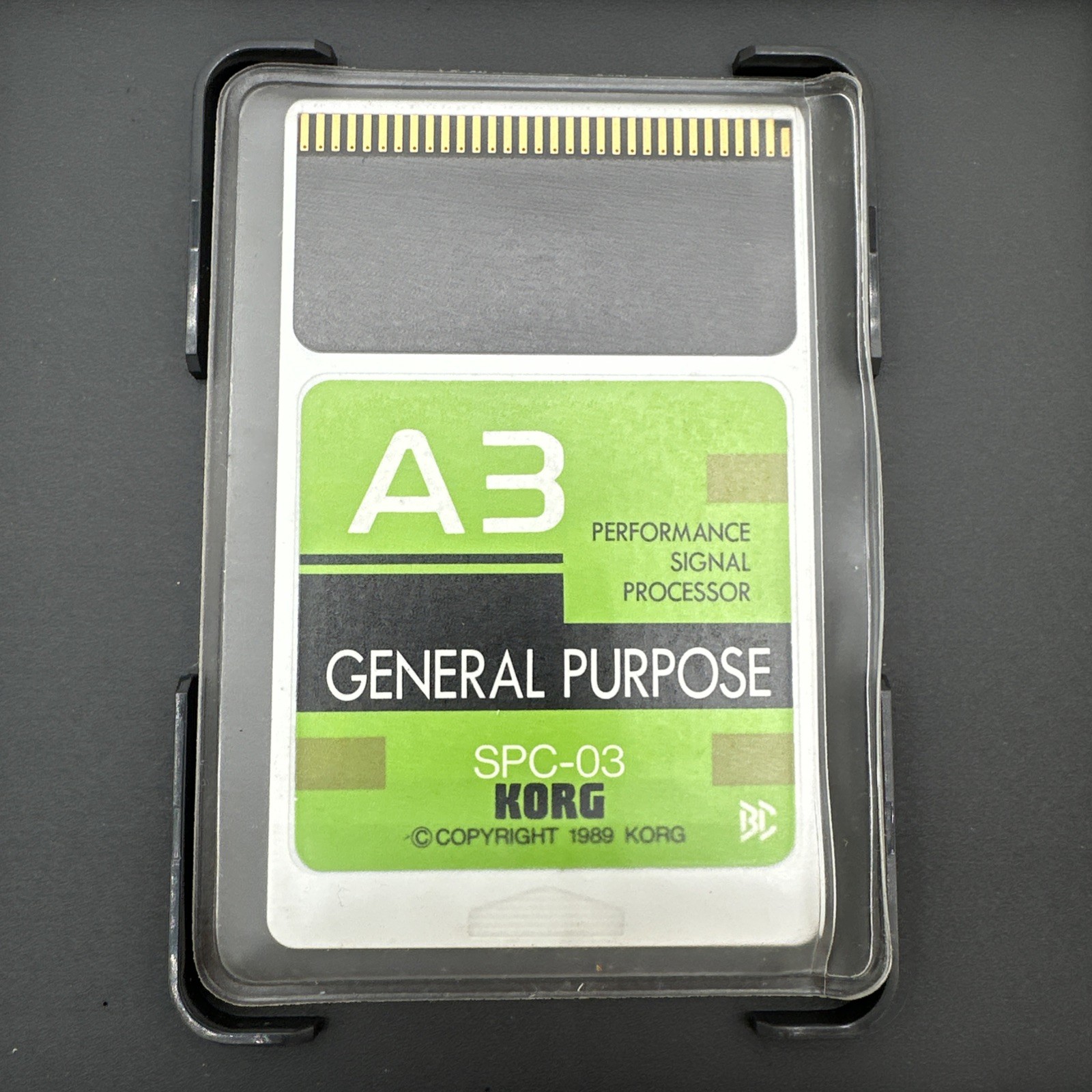 KORG A3 Performance Signal Processor SPC-02 Studio Card, SPC-03 General Purpose