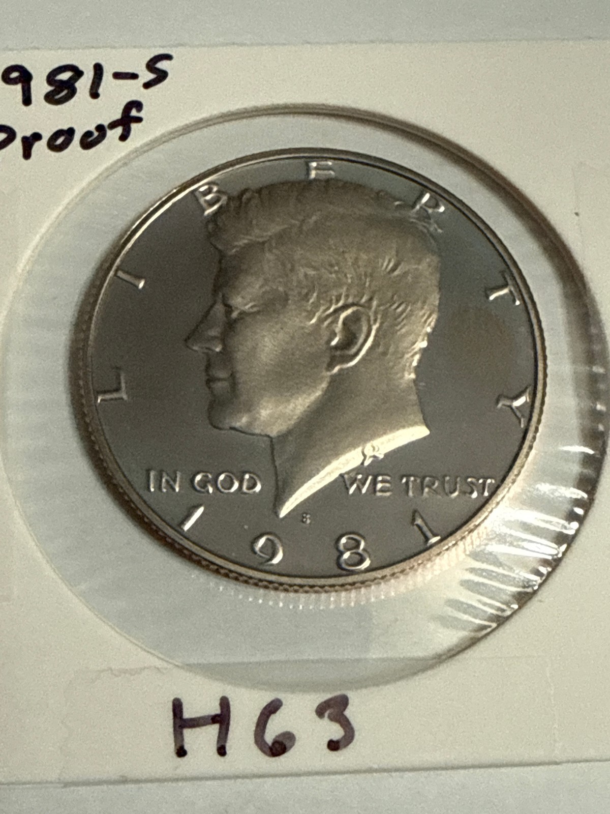 1981-S Kennedy Half Dollar Proof