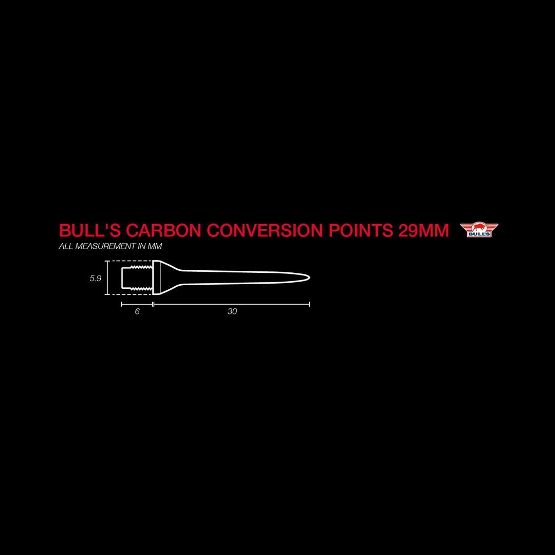 Bull's Carbon Conversion Points 29mm
