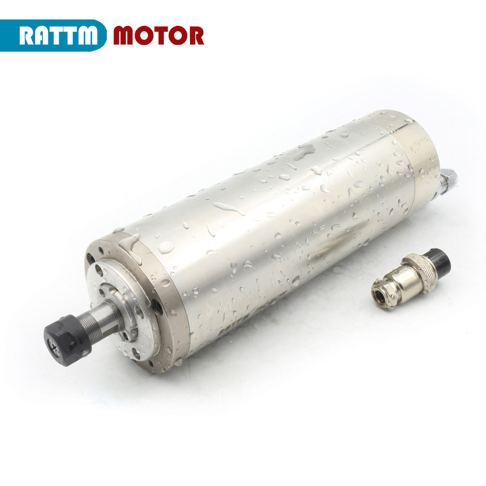 800W 0.8KW ER11 220V Water Cooled Spindle Motor Carved Metal Engraving Milling