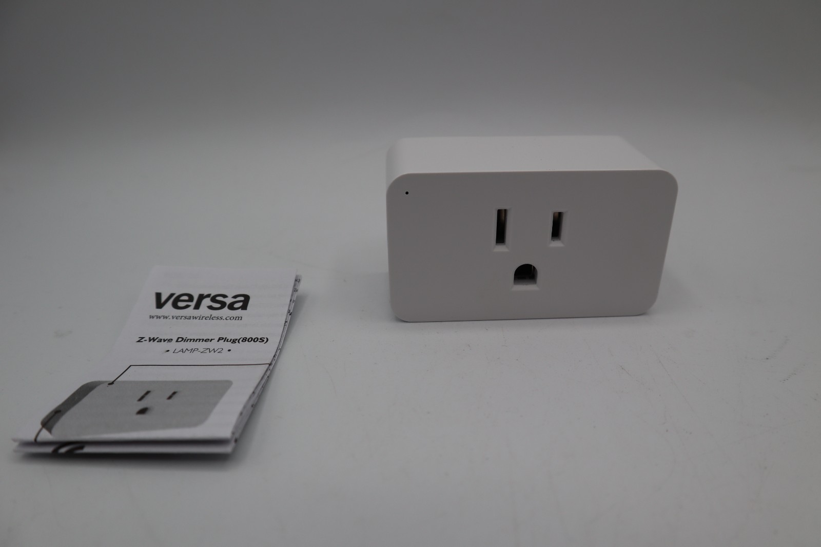 Versa LAMP-ZW2 Z-Wave Plus LR Lamp Dimmer Plug S2 Smart Lighting Control